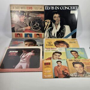 Vintage Elvis Presley LP Records Lot Including 2 Sealed